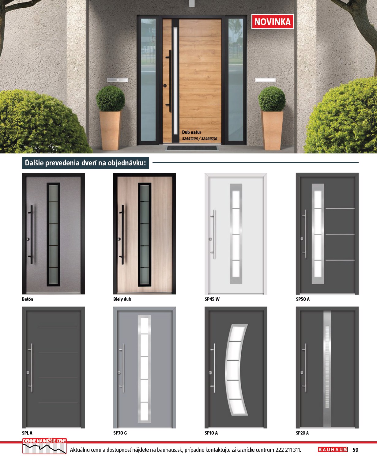 bauhaus - Leták Bauhaus - Stavebné prvky platný od 01.08. do 31.12. - page: 59