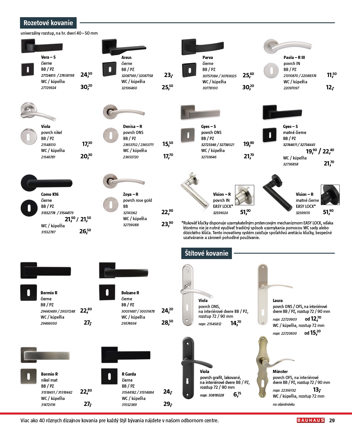 bauhaus - Leták Bauhaus - Stavebné prvky platný od 01.08. do 31.12. - page: 29
