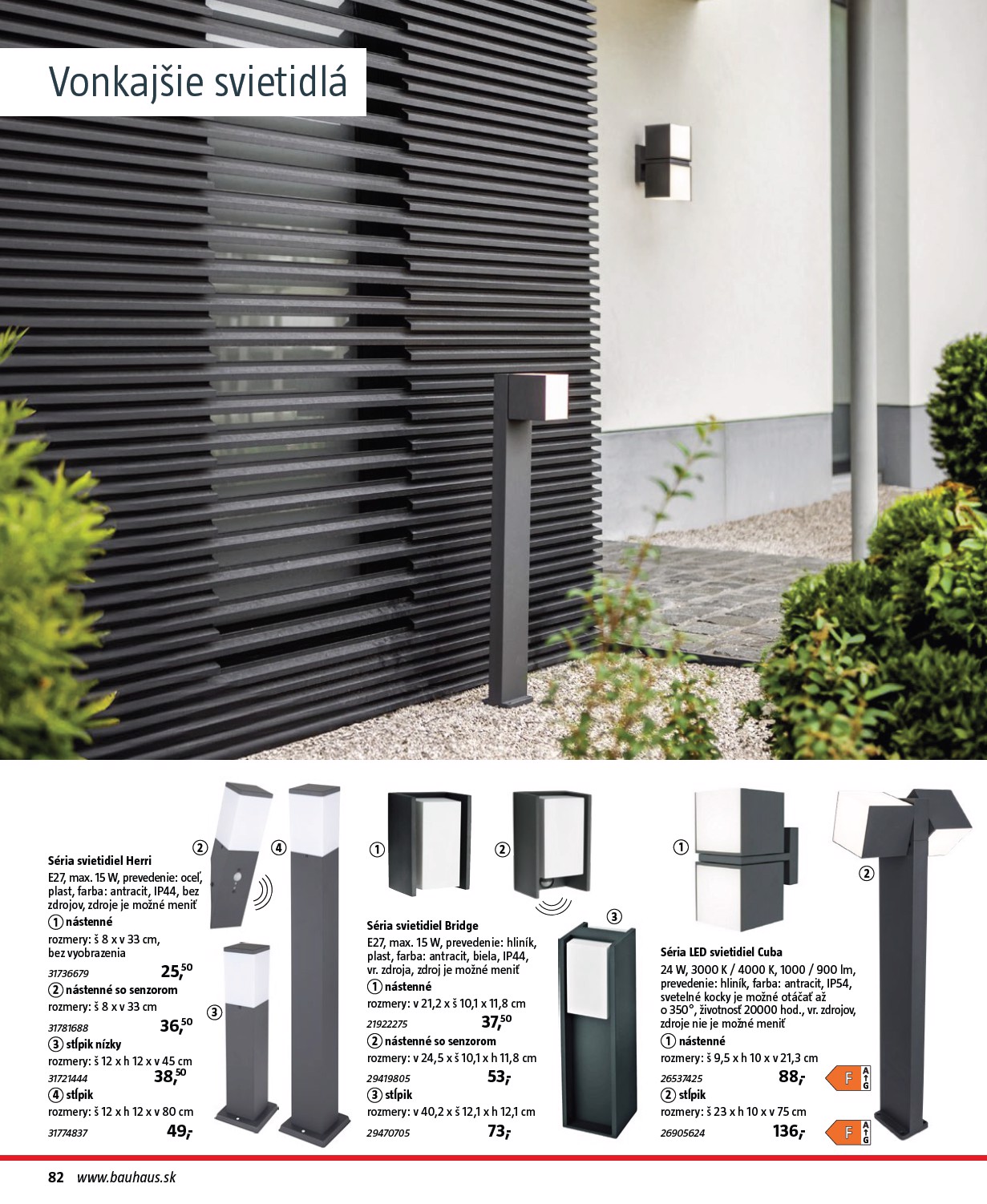 bauhaus - Leták Bauhaus - Stavebné prvky platný od 01.08. do 31.12. - page: 82