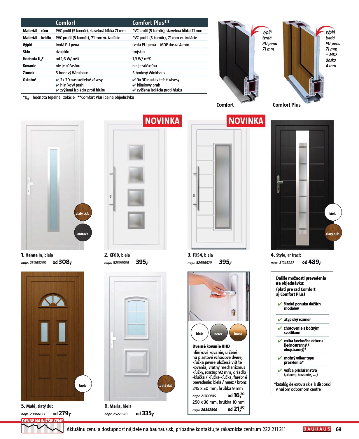 bauhaus - Leták Bauhaus - Stavebné prvky platný od 01.08. do 31.12. - page: 69