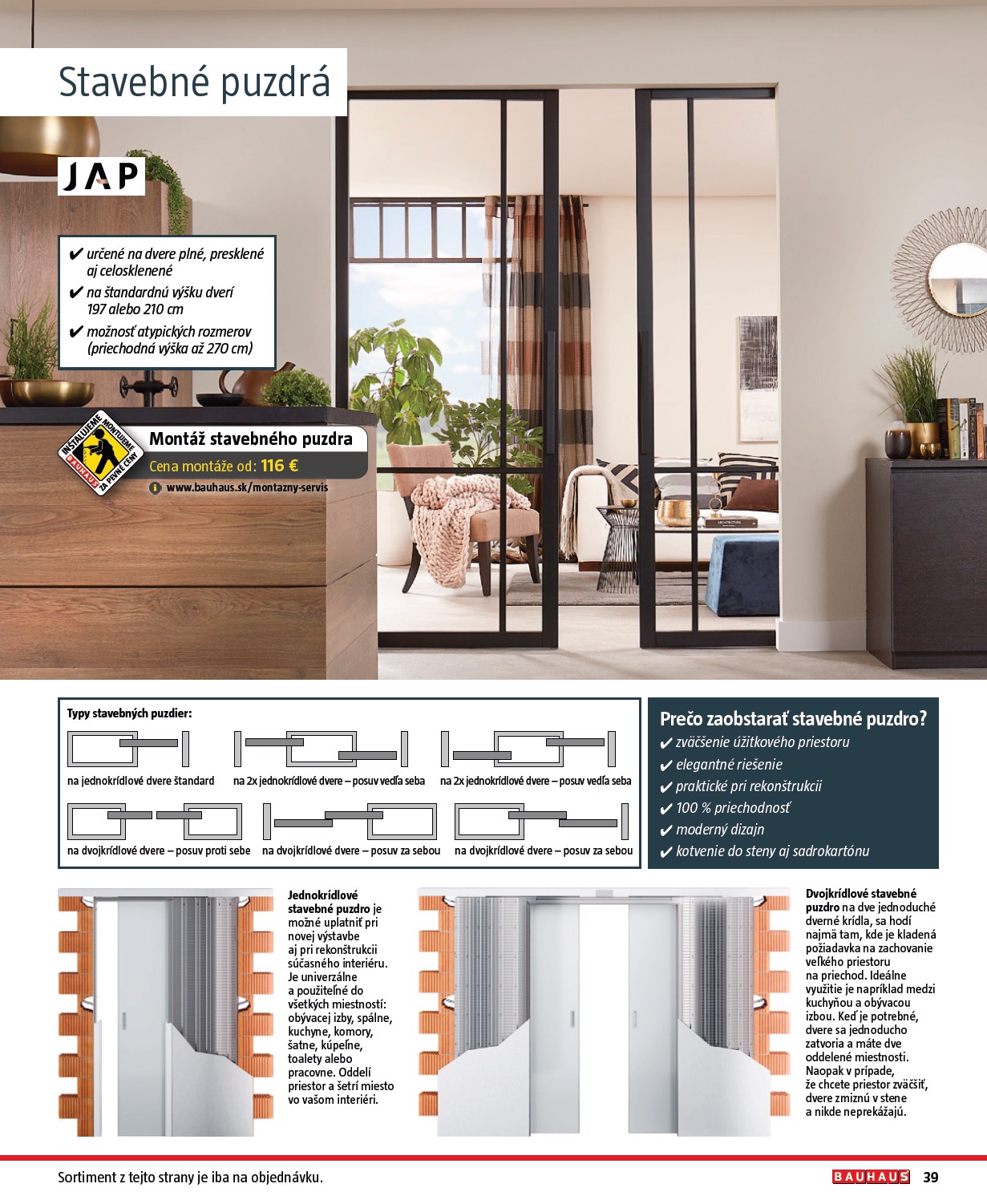 bauhaus - Leták Bauhaus - Stavebné prvky platný od 01.08. do 31.12. - page: 39