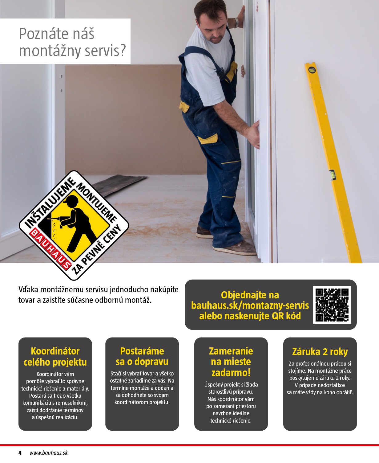 bauhaus - Leták Bauhaus - Stavebné prvky platný od 01.08. do 31.12. - page: 4