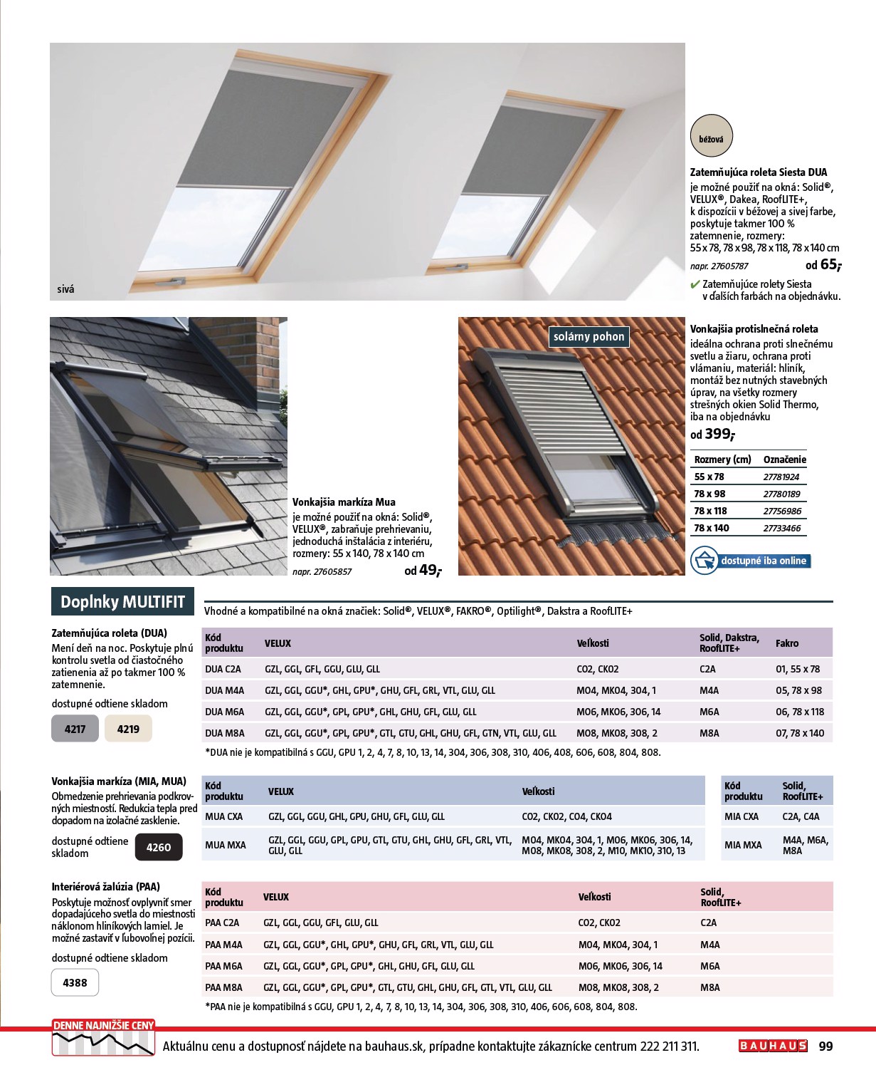 bauhaus - Leták Bauhaus - Stavebné prvky platný od 01.08. do 31.12. - page: 99