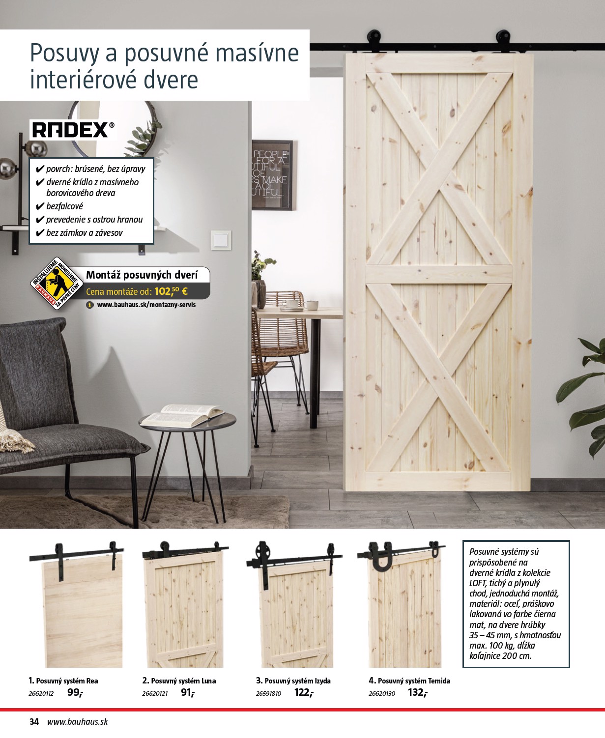 bauhaus - Leták Bauhaus - Stavebné prvky platný od 01.08. do 31.12. - page: 34