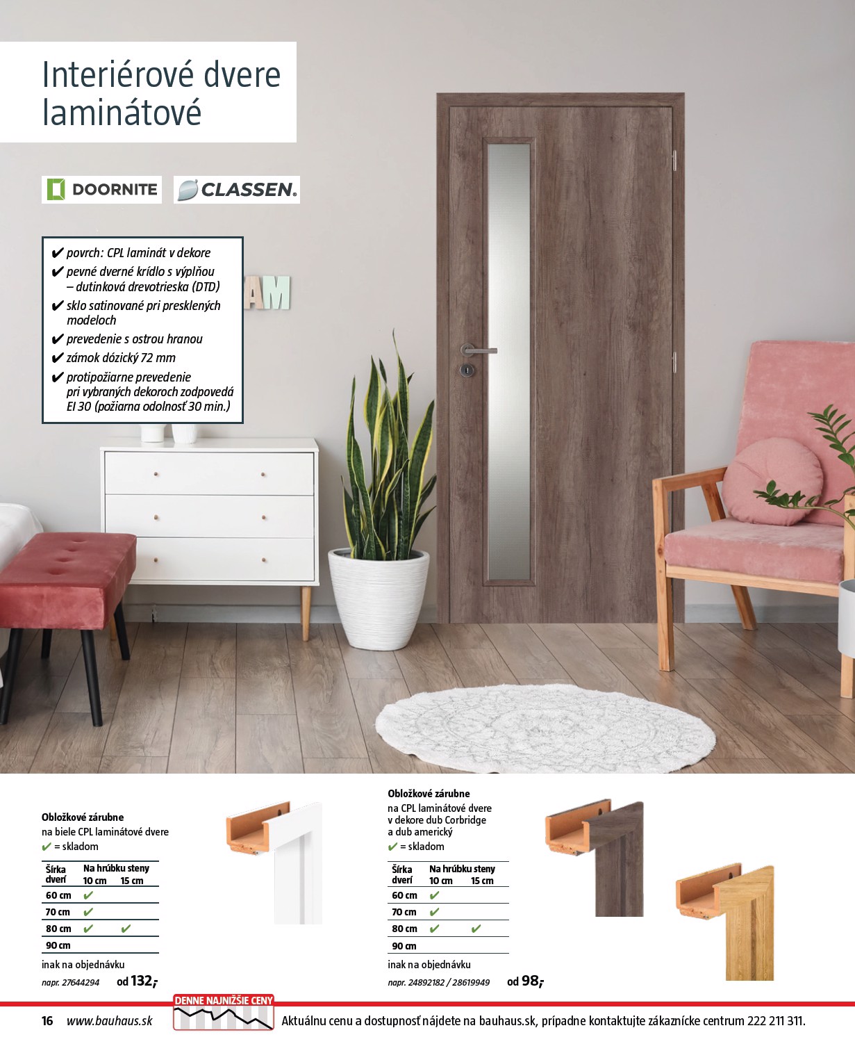 bauhaus - Leták Bauhaus - Stavebné prvky platný od 01.08. do 31.12. - page: 16