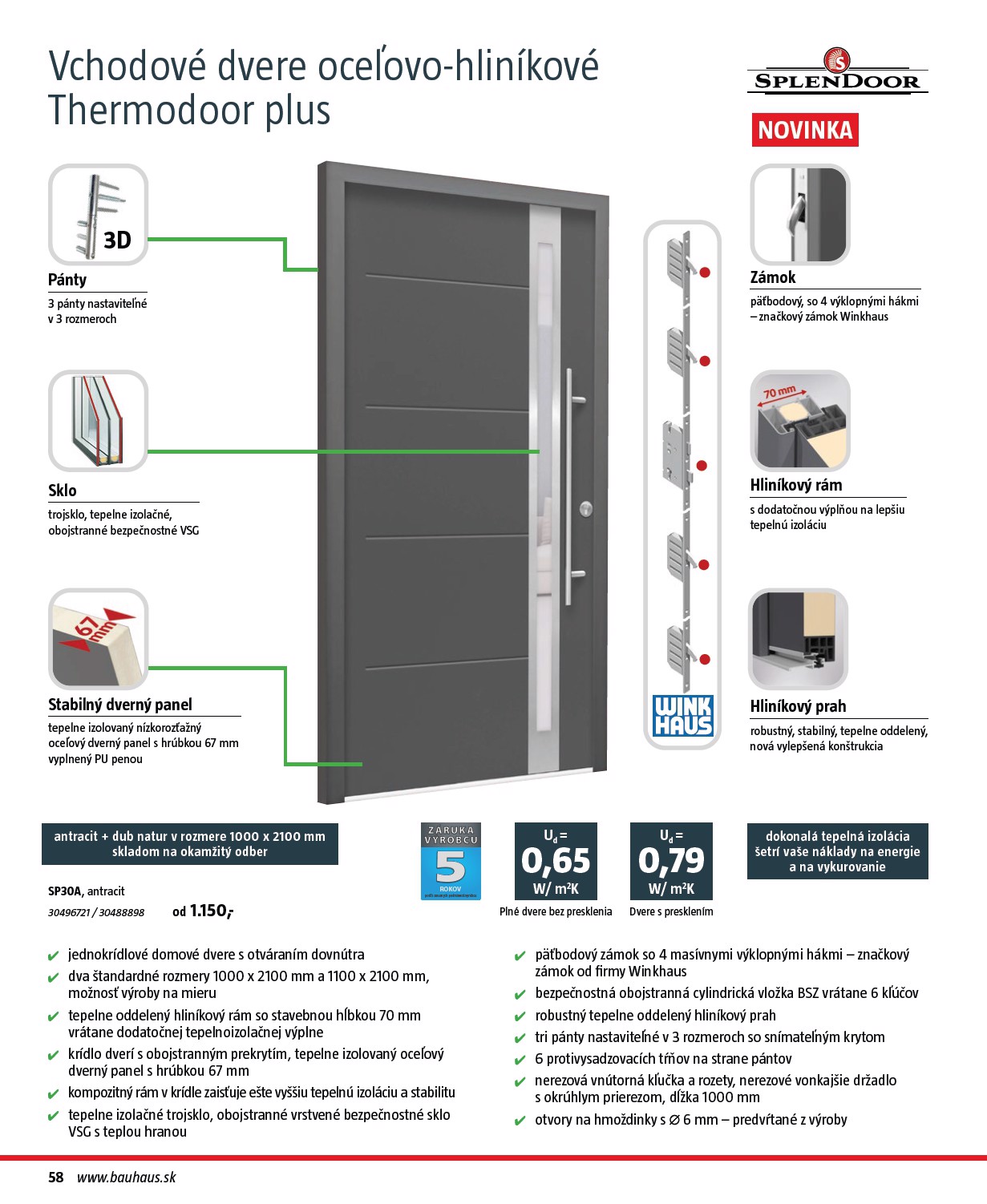 bauhaus - Leták Bauhaus - Stavebné prvky platný od 01.08. do 31.12. - page: 58