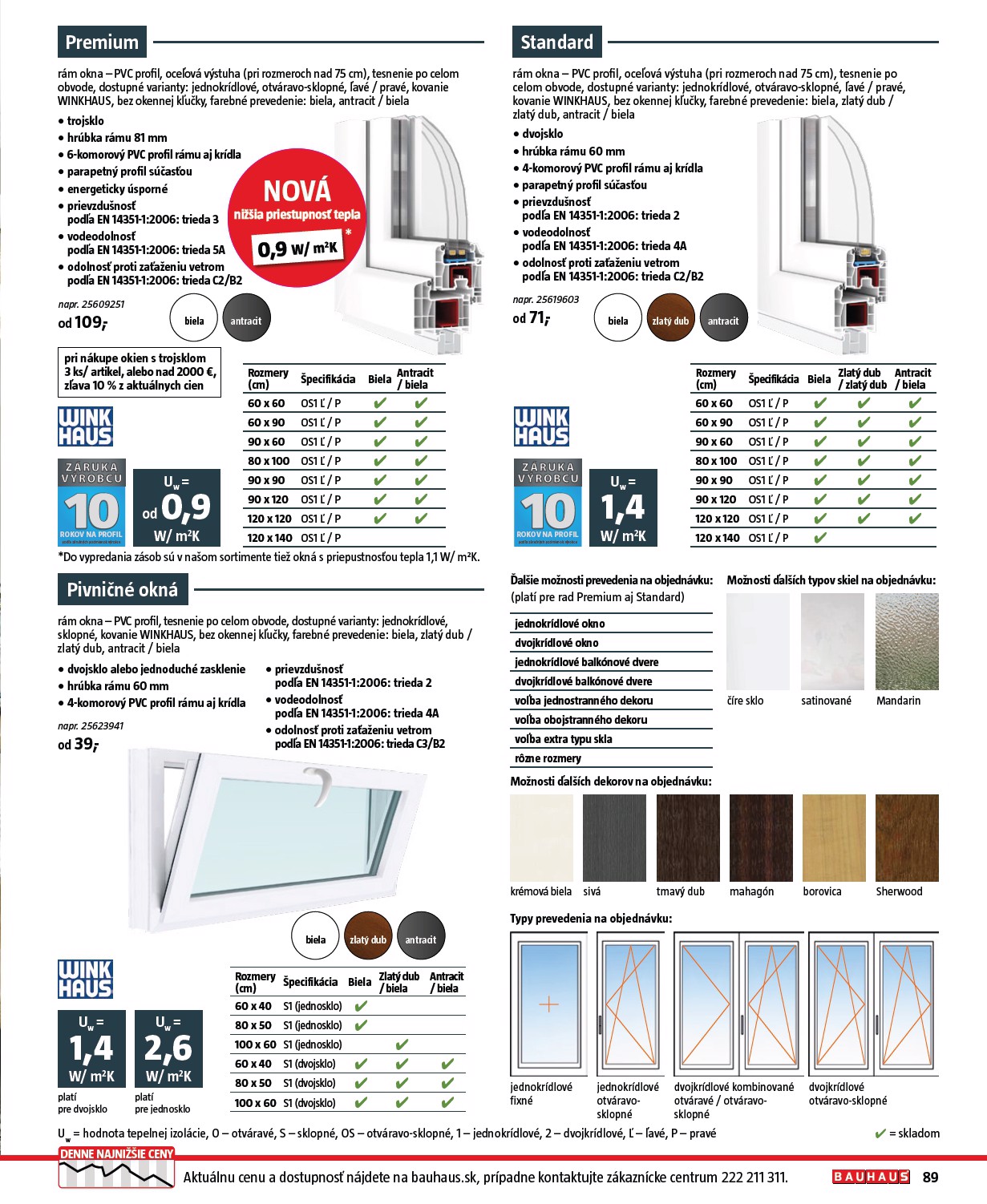 bauhaus - Leták Bauhaus - Stavebné prvky platný od 01.08. do 31.12. - page: 89