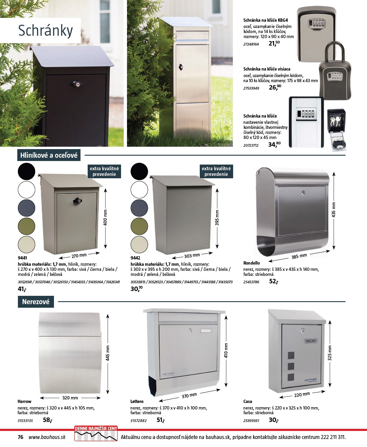 bauhaus - Leták Bauhaus - Stavebné prvky platný od 01.08. do 31.12. - page: 76