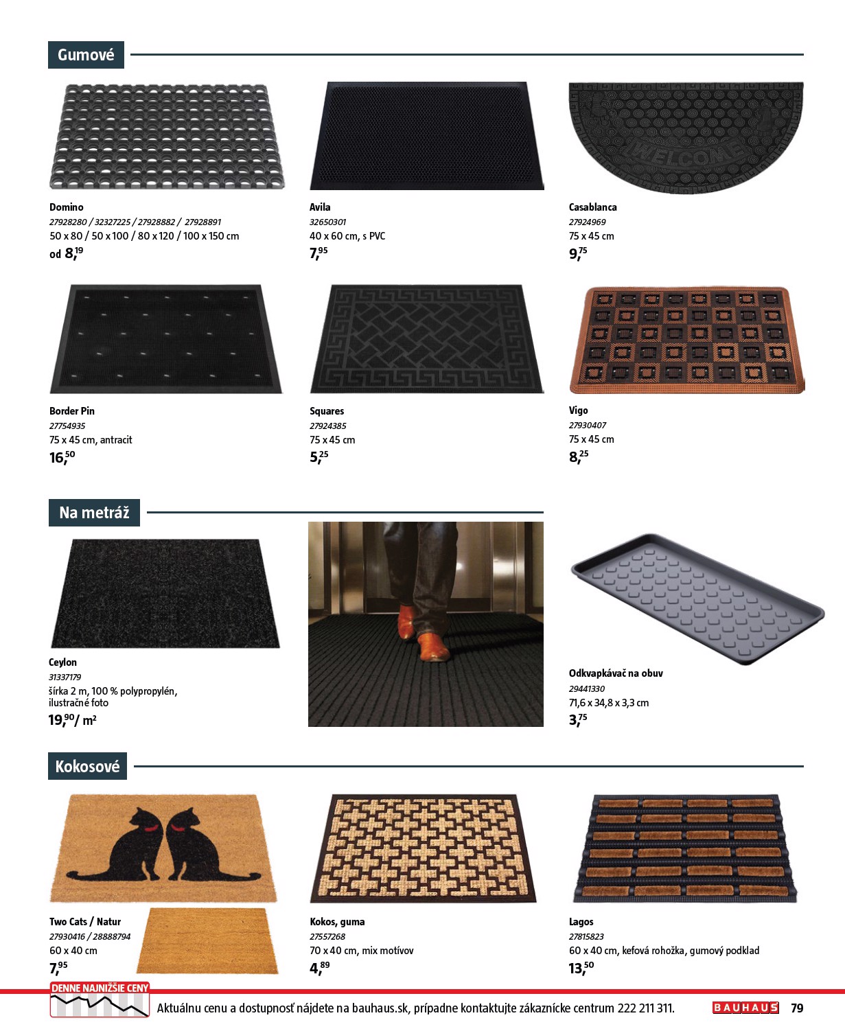 bauhaus - Leták Bauhaus - Stavebné prvky platný od 01.08. do 31.12. - page: 79