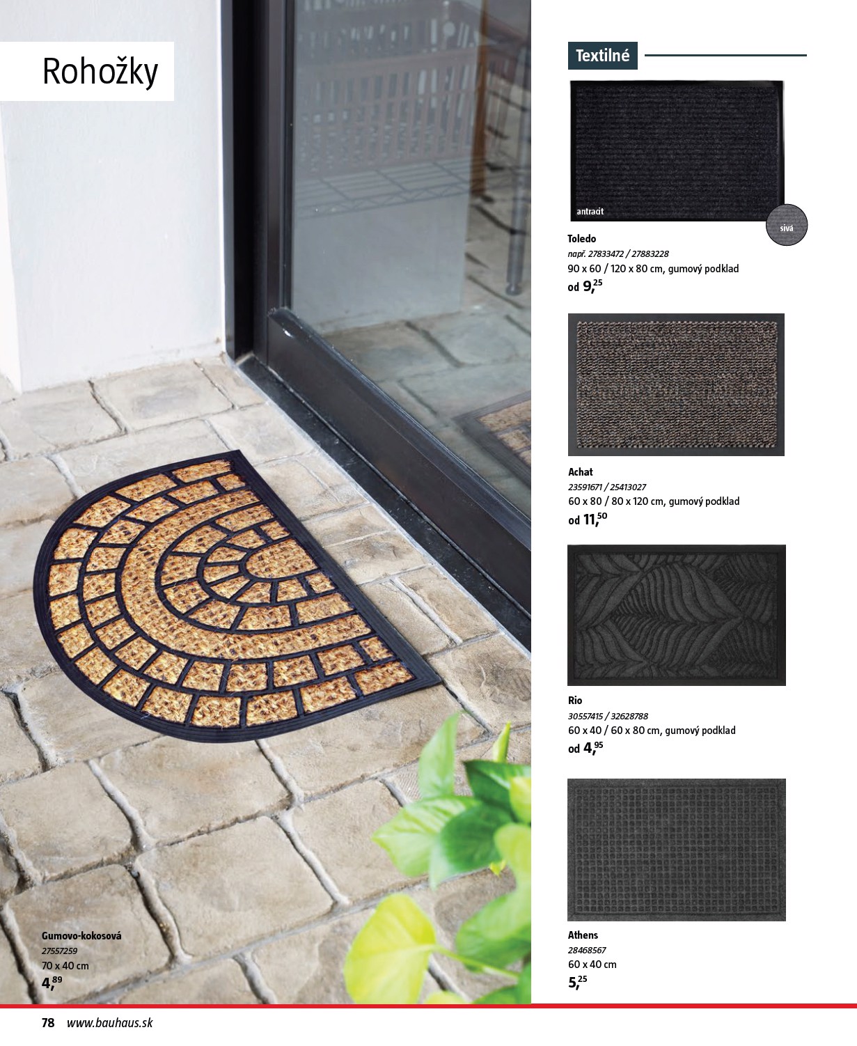 bauhaus - Leták Bauhaus - Stavebné prvky platný od 01.08. do 31.12. - page: 78