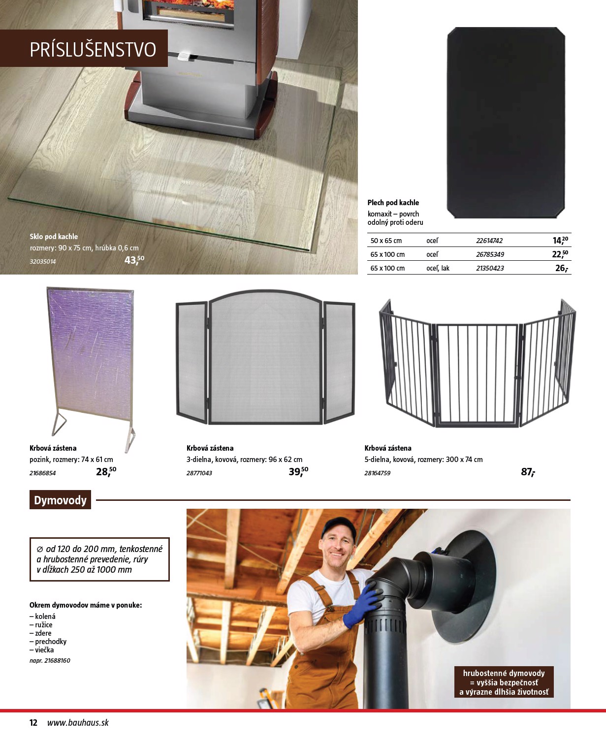 bauhaus - Leták Bauhaus - Katalóg Kachle a vykurovanie platný od 28.08. do 31.12. - page: 12