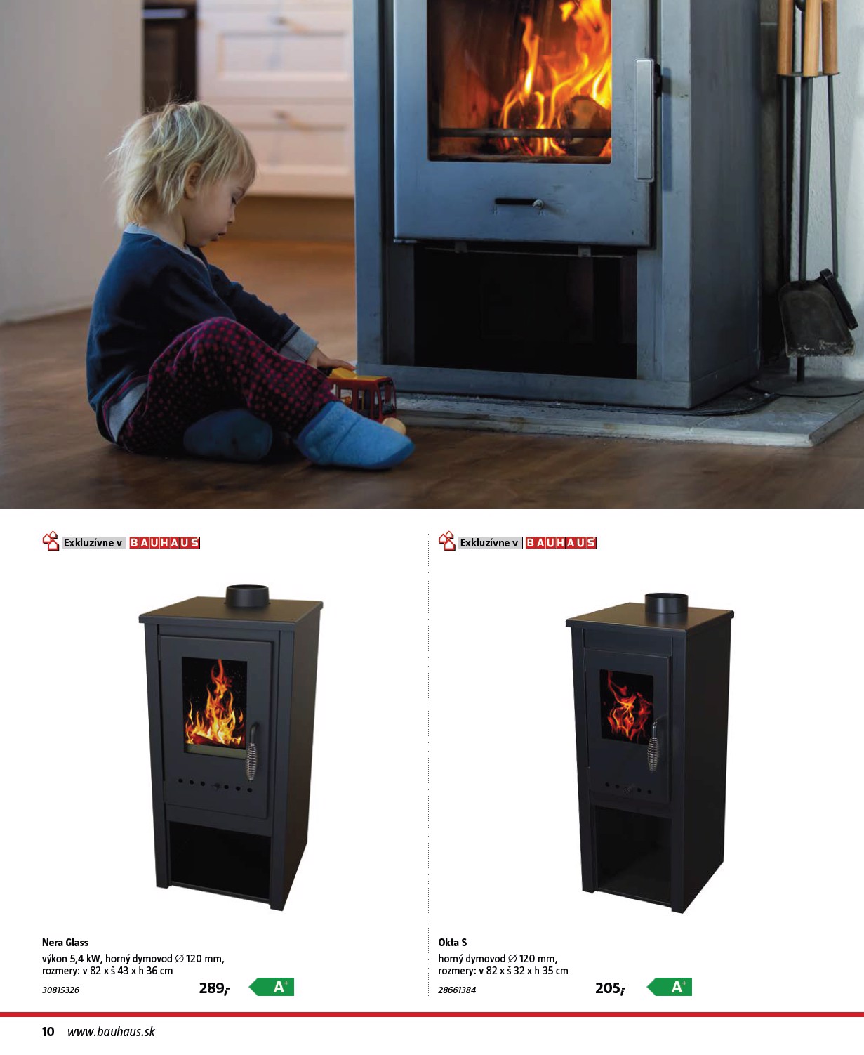 bauhaus - Leták Bauhaus - Katalóg Kachle a vykurovanie platný od 28.08. do 31.12. - page: 10