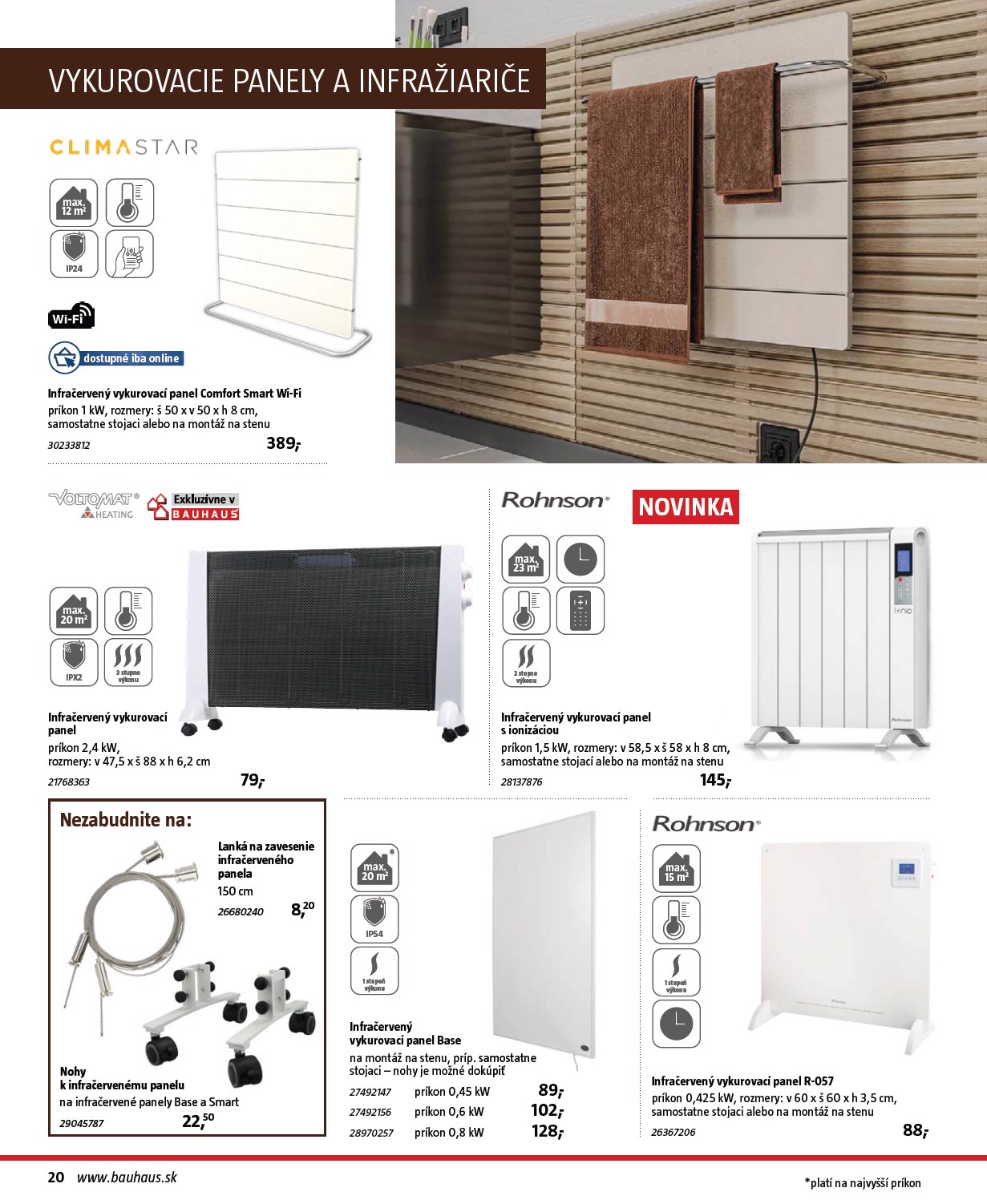 bauhaus - Leták Bauhaus - Katalóg Kachle a vykurovanie platný od 28.08. do 31.12. - page: 20