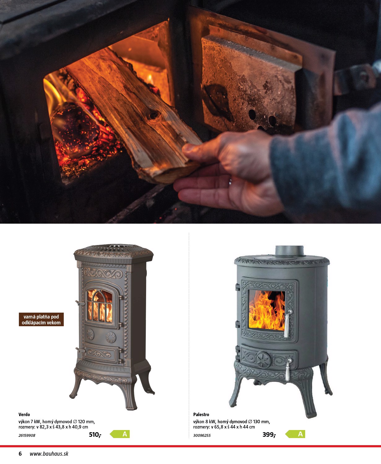 bauhaus - Leták Bauhaus - Katalóg Kachle a vykurovanie platný od 28.08. do 31.12. - page: 6