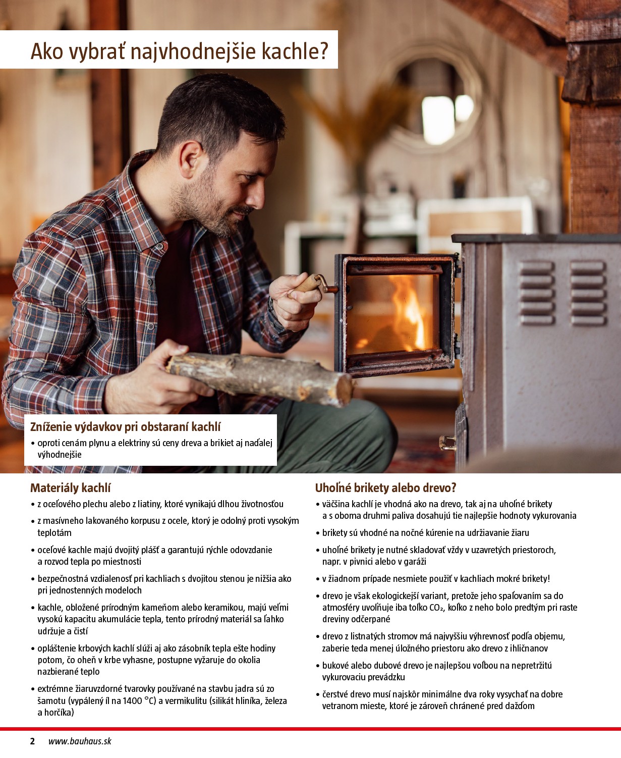 bauhaus - Leták Bauhaus - Katalóg Kachle a vykurovanie platný od 28.08. do 31.12. - page: 2