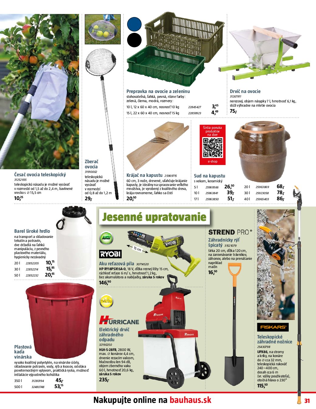 bauhaus - Leták Bauhaus platný od 08.09. do 05.10. - page: 31