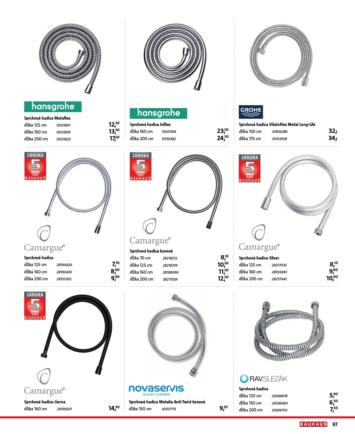 bauhaus - Leták Bauhaus - Katalóg Sanita platný od 30.10. do 30.03. - page: 97
