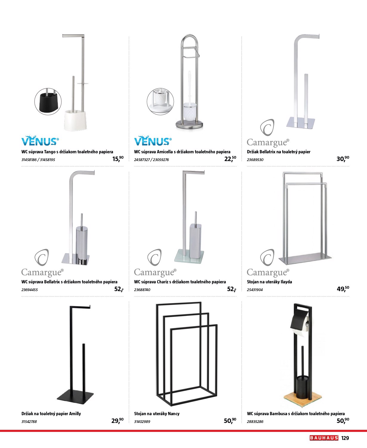 bauhaus - Leták Bauhaus - Katalóg Sanita platný od 30.10. do 30.03. - page: 129