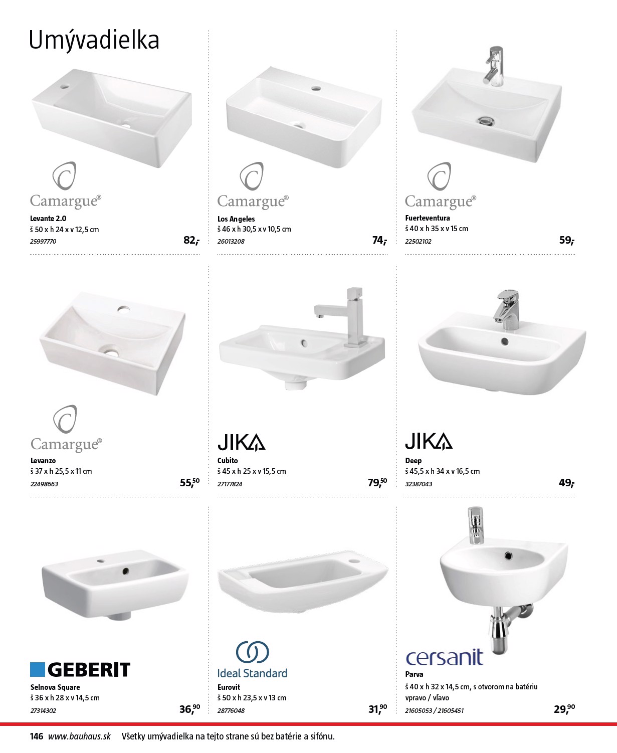 bauhaus - Leták Bauhaus - Katalóg Sanita platný od 30.10. do 30.03. - page: 146