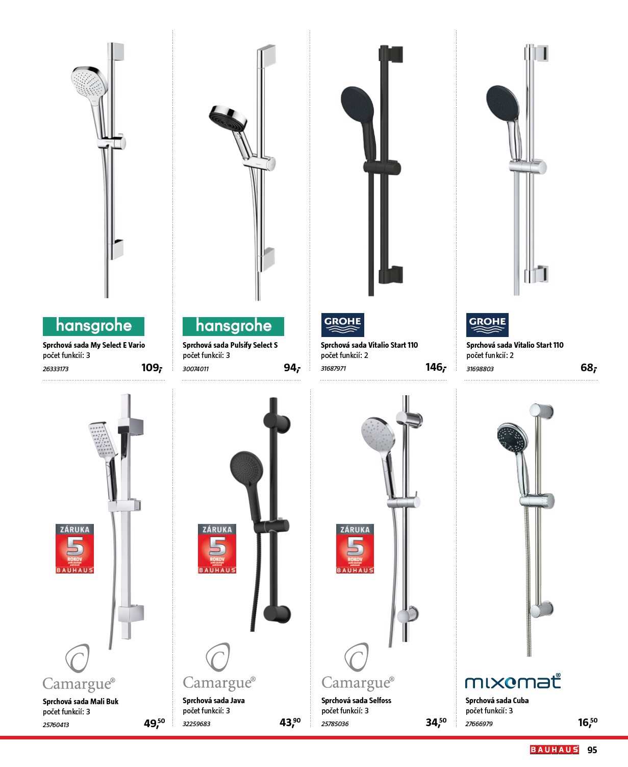 bauhaus - Leták Bauhaus - Katalóg Sanita platný od 30.10. do 30.03. - page: 95
