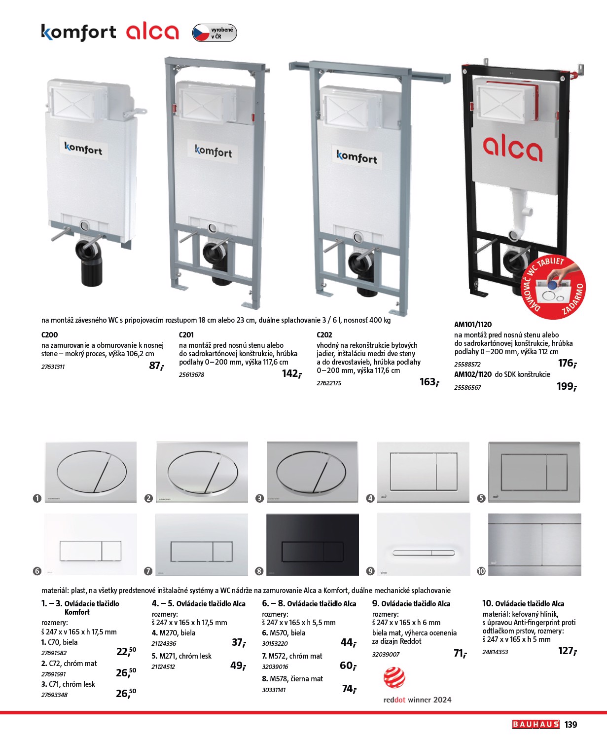 bauhaus - Leták Bauhaus - Katalóg Sanita platný od 30.10. do 30.03. - page: 139