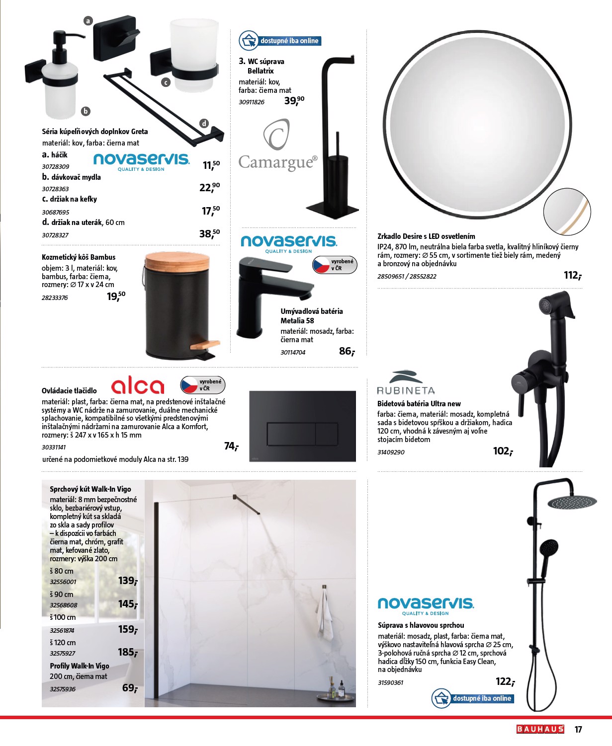bauhaus - Leták Bauhaus - Katalóg Sanita platný od 30.10. do 30.03. - page: 17