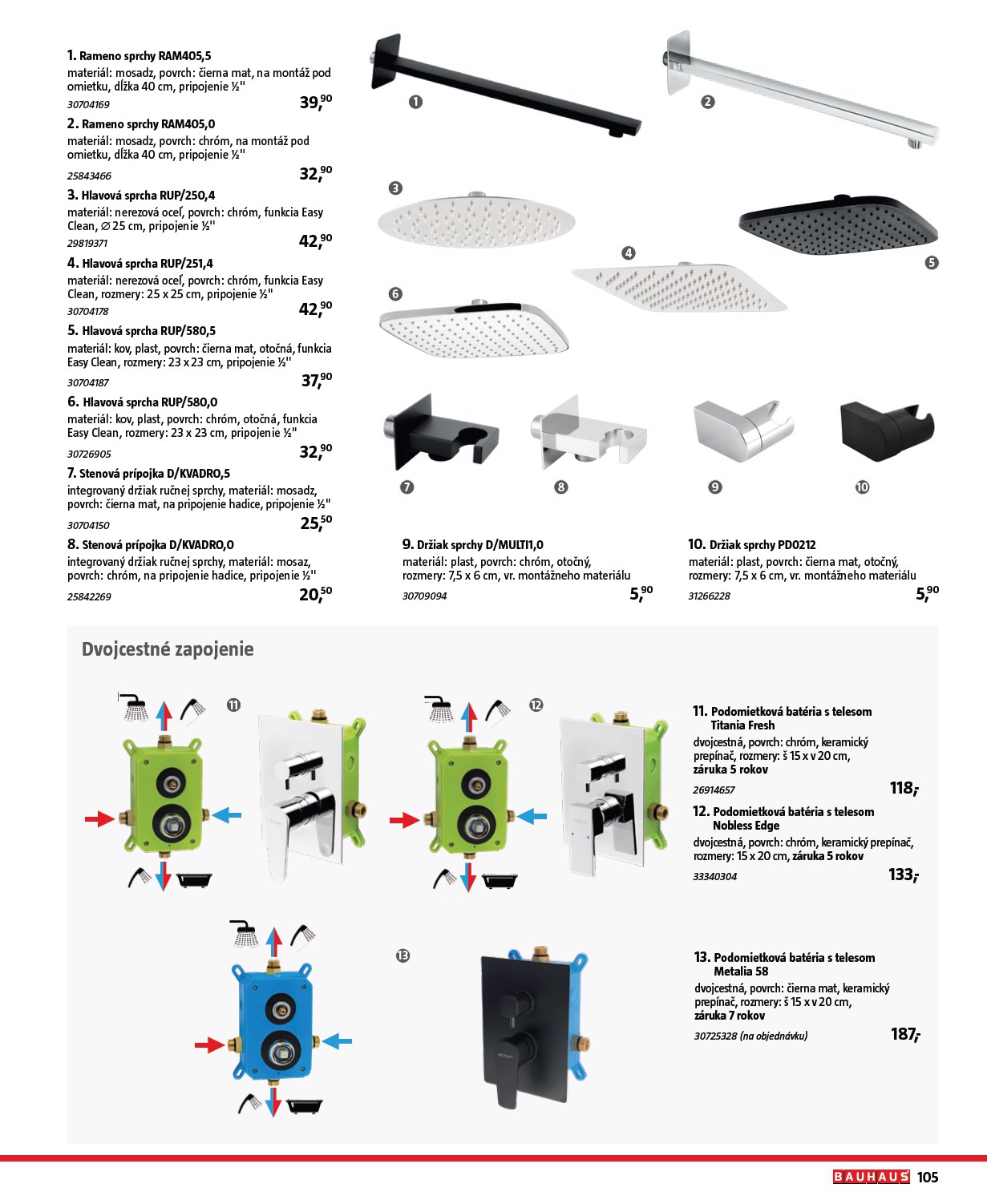 bauhaus - Leták Bauhaus - Katalóg Sanita platný od 30.10. do 30.03. - page: 105