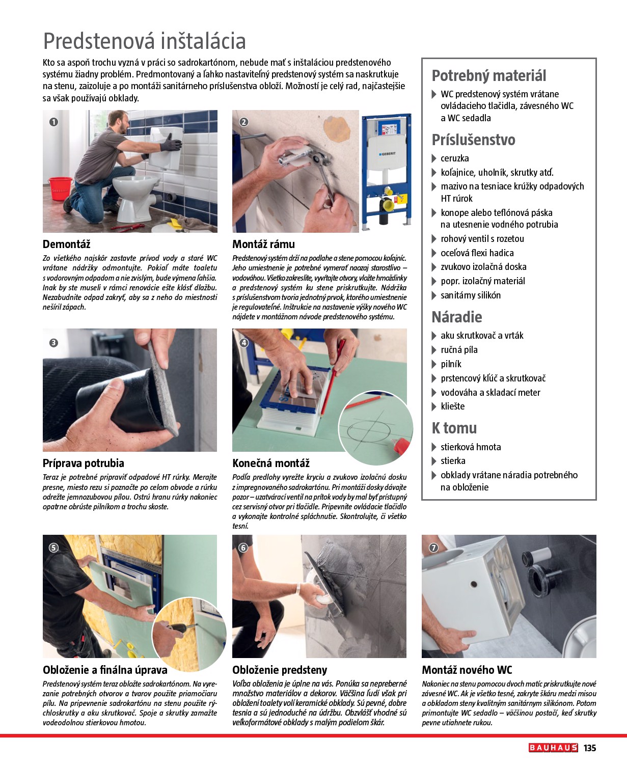 bauhaus - Leták Bauhaus - Katalóg Sanita platný od 30.10. do 30.03. - page: 135