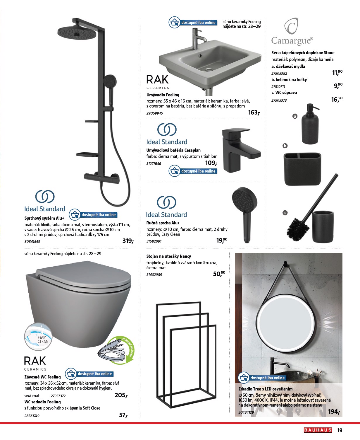 bauhaus - Leták Bauhaus - Katalóg Sanita platný od 30.10. do 30.03. - page: 19