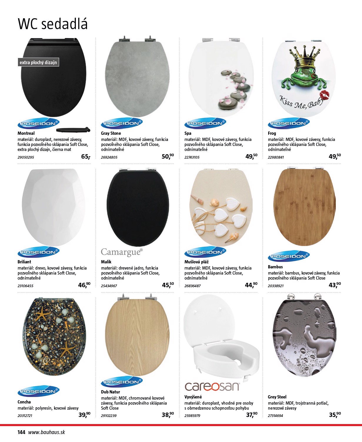 bauhaus - Leták Bauhaus - Katalóg Sanita platný od 30.10. do 30.03. - page: 144