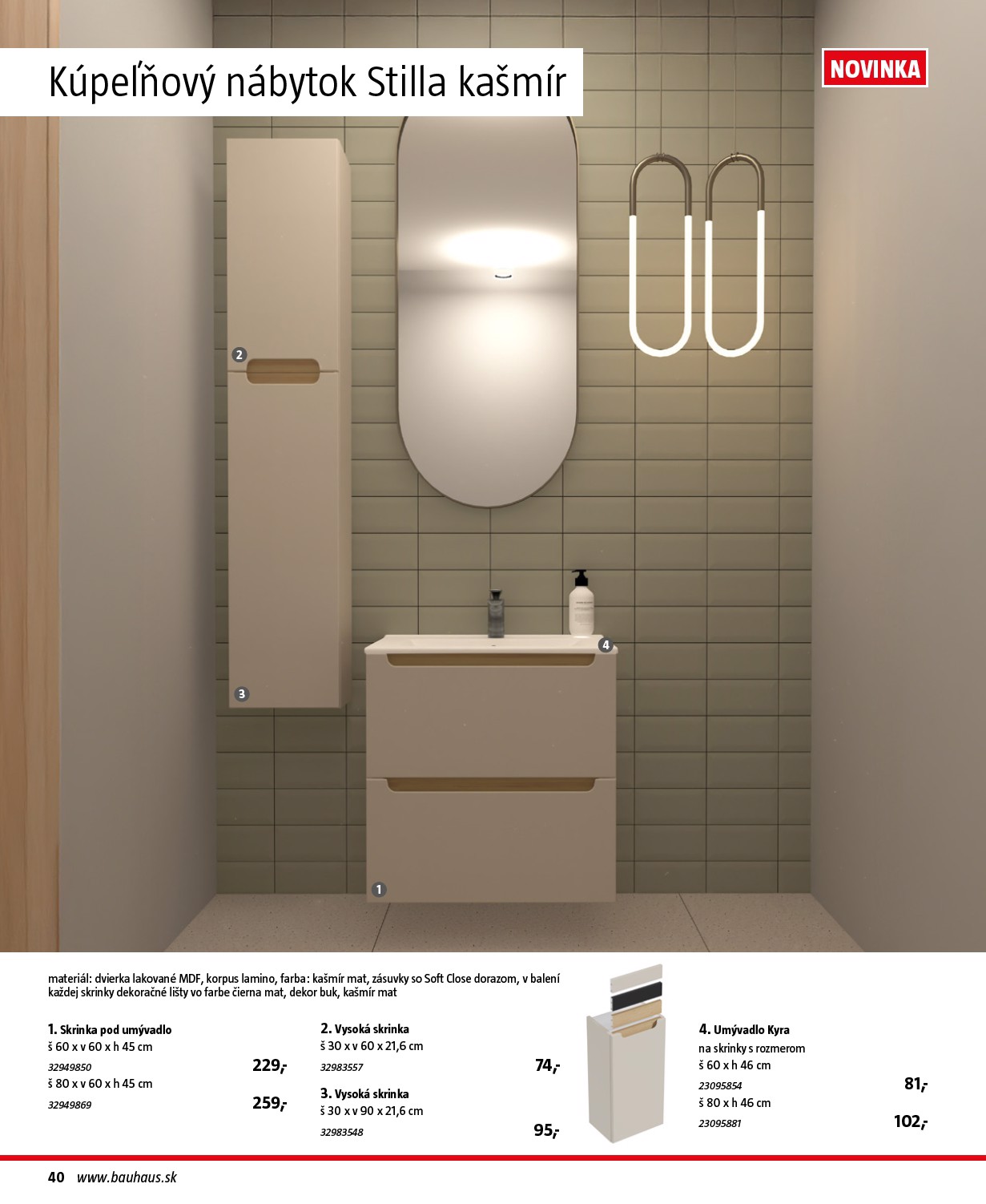 bauhaus - Leták Bauhaus - Katalóg Sanita platný od 30.10. do 30.03. - page: 40