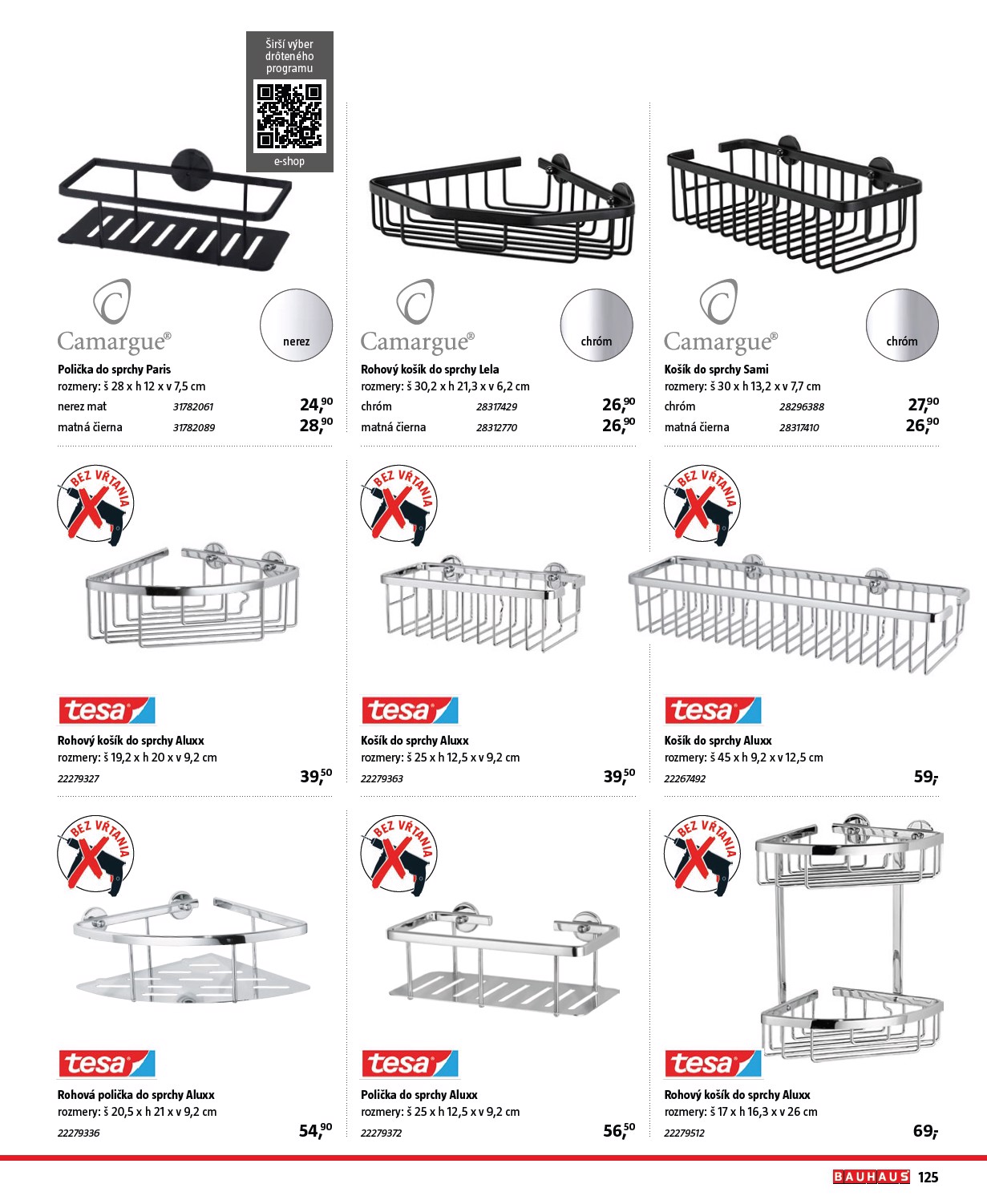 bauhaus - Leták Bauhaus - Katalóg Sanita platný od 30.10. do 30.03. - page: 125