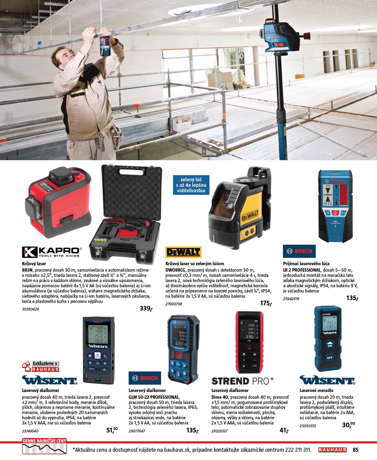 bauhaus - Leták Bauhaus - Katalóg Naradie platný od 20.11. do 31.12. - page: 85