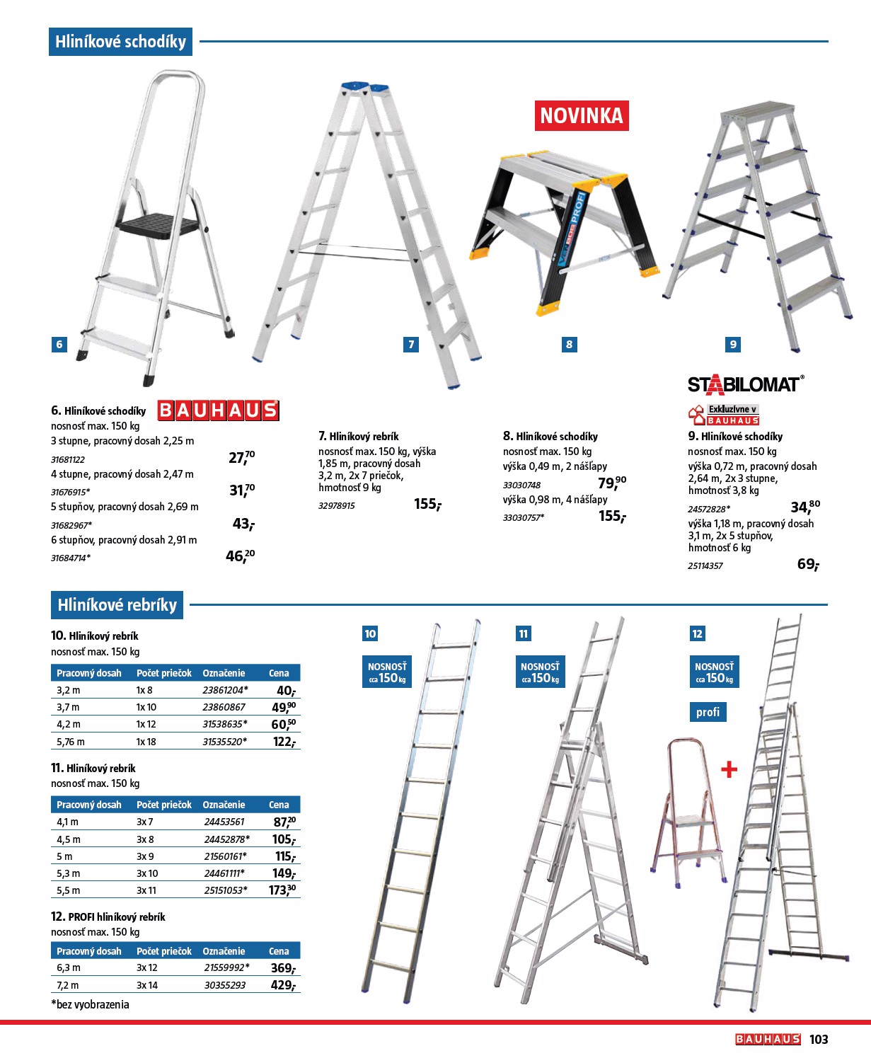 bauhaus - Leták Bauhaus - Katalóg Naradie platný od 20.11. do 31.12. - page: 103
