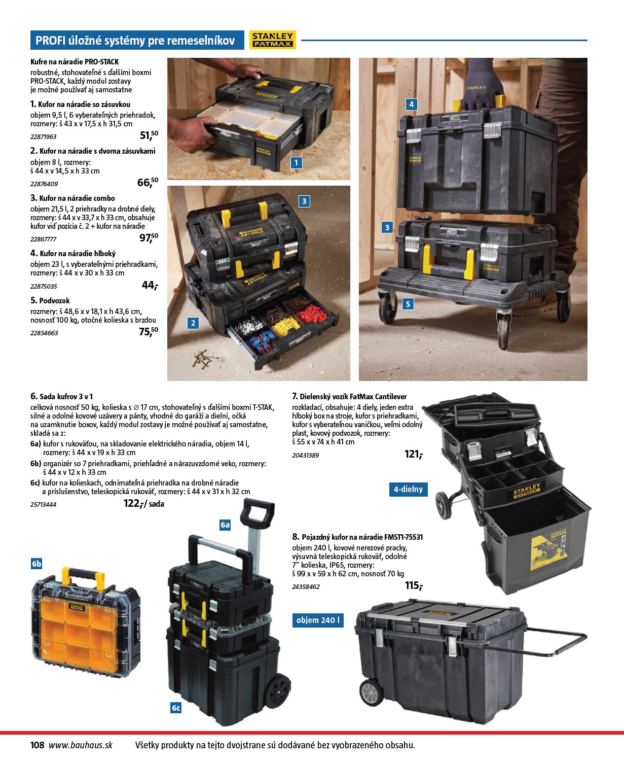 bauhaus - Leták Bauhaus - Katalóg Naradie platný od 20.11. do 31.12. - page: 108