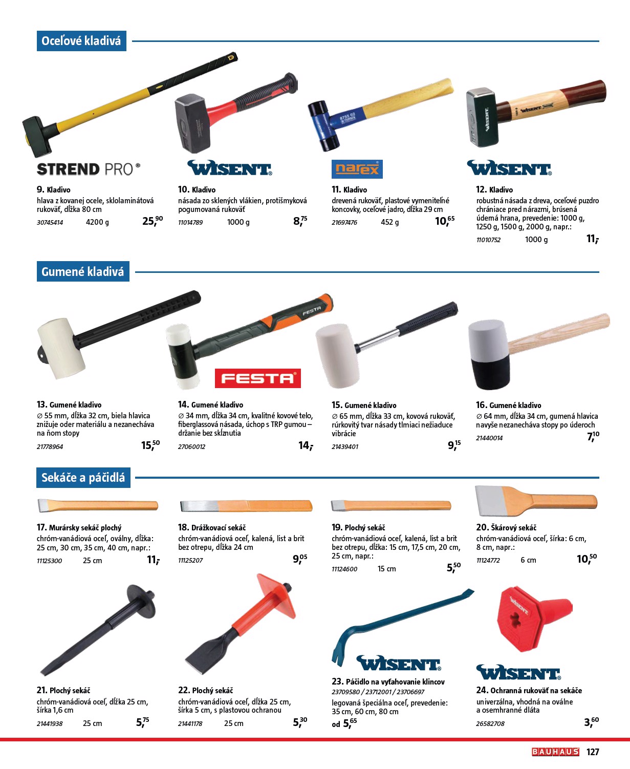 bauhaus - Leták Bauhaus - Katalóg Naradie platný od 20.11. do 31.12. - page: 127