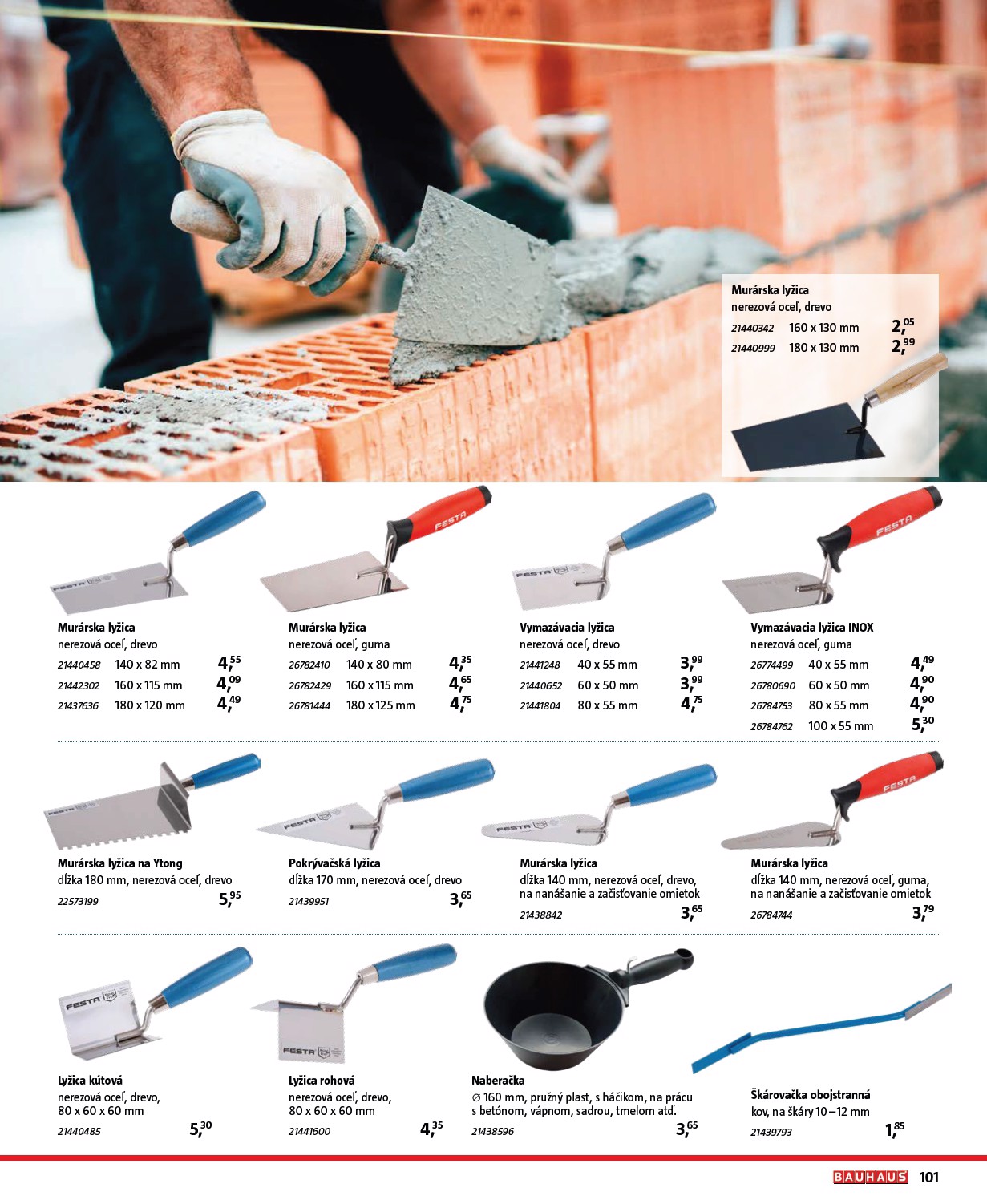 bauhaus - Leták Bauhaus - Katalóg Naradie platný od 20.11. do 31.12. - page: 101