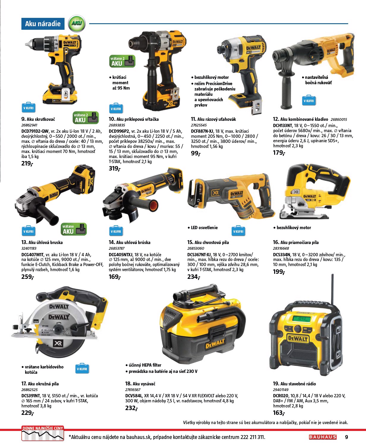 bauhaus - Leták Bauhaus - Katalóg Naradie platný od 20.11. do 31.12. - page: 9