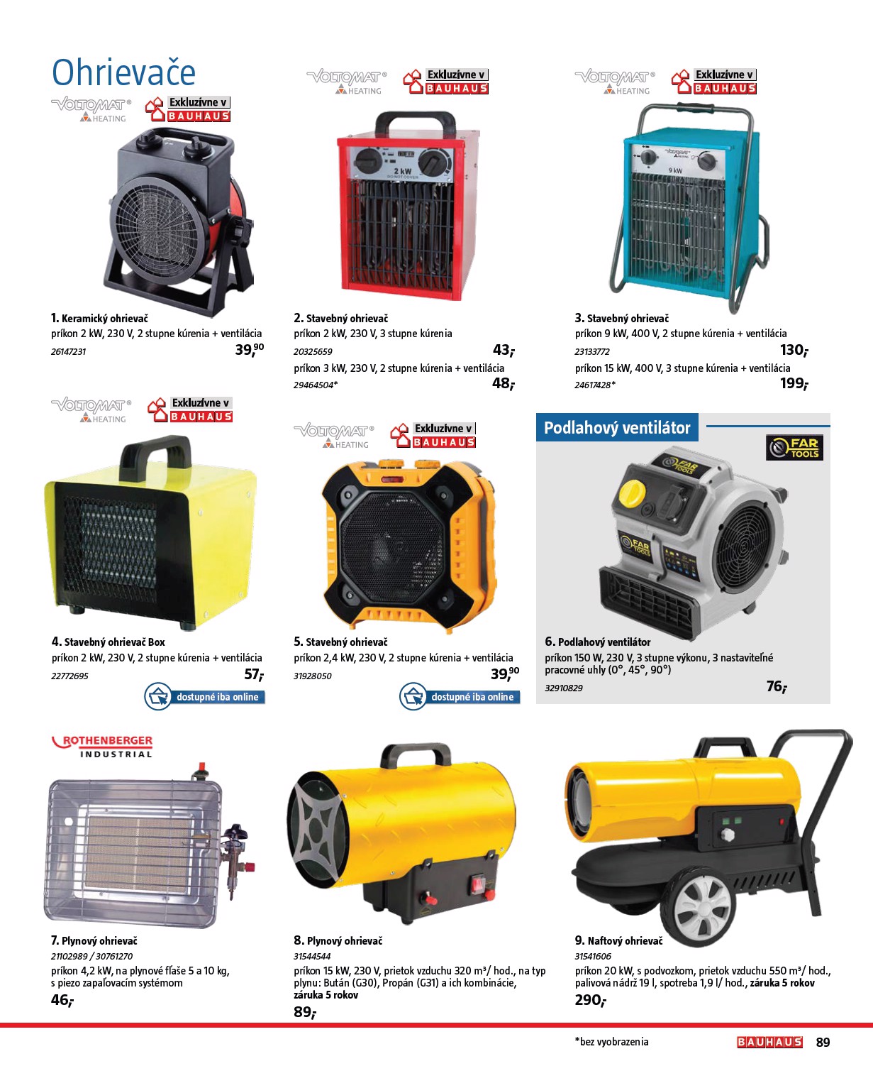 bauhaus - Leták Bauhaus - Katalóg Naradie platný od 20.11. do 31.12. - page: 89