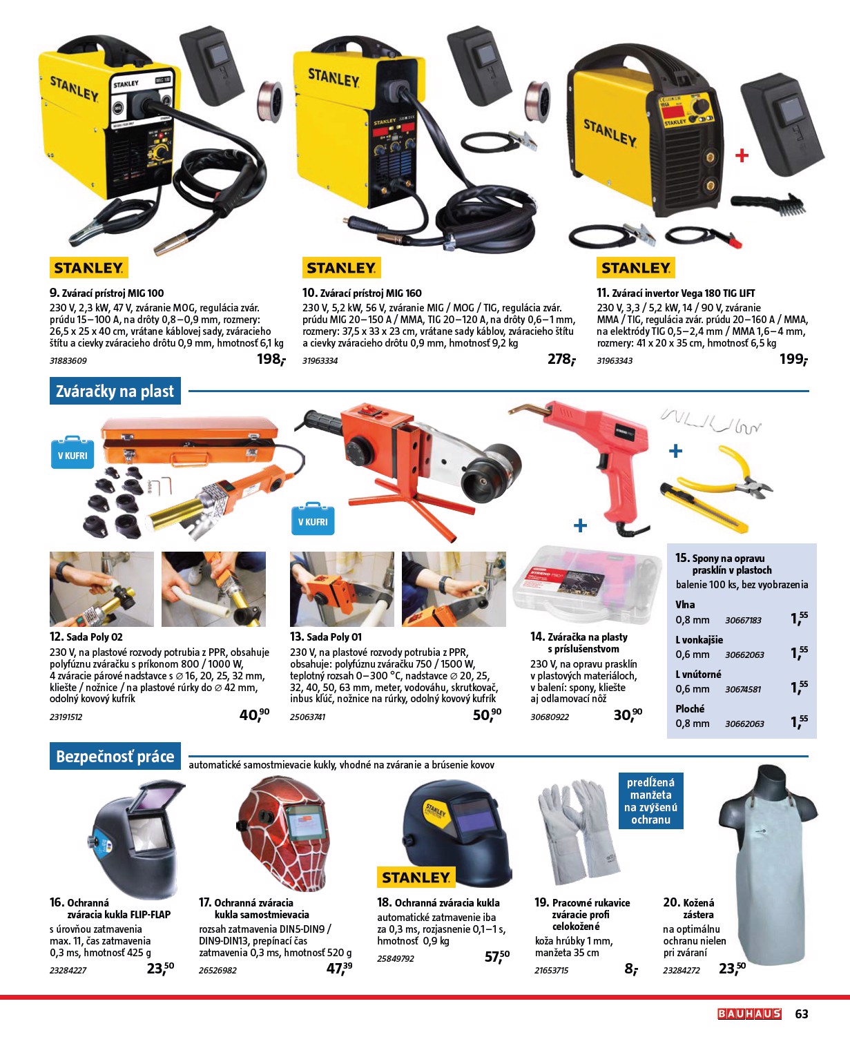 bauhaus - Leták Bauhaus - Katalóg Naradie platný od 20.11. do 31.12. - page: 63
