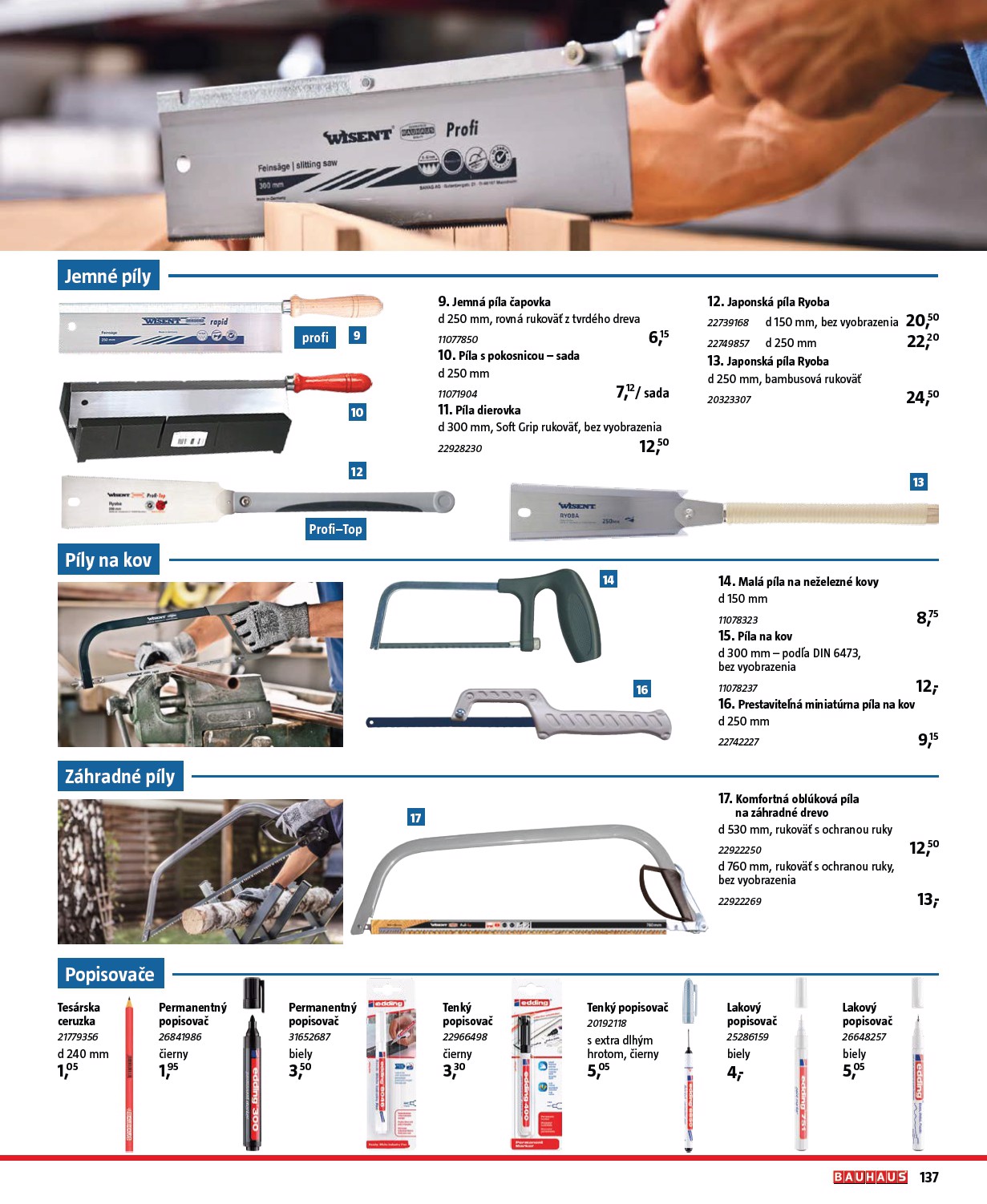 bauhaus - Leták Bauhaus - Katalóg Naradie platný od 20.11. do 31.12. - page: 137