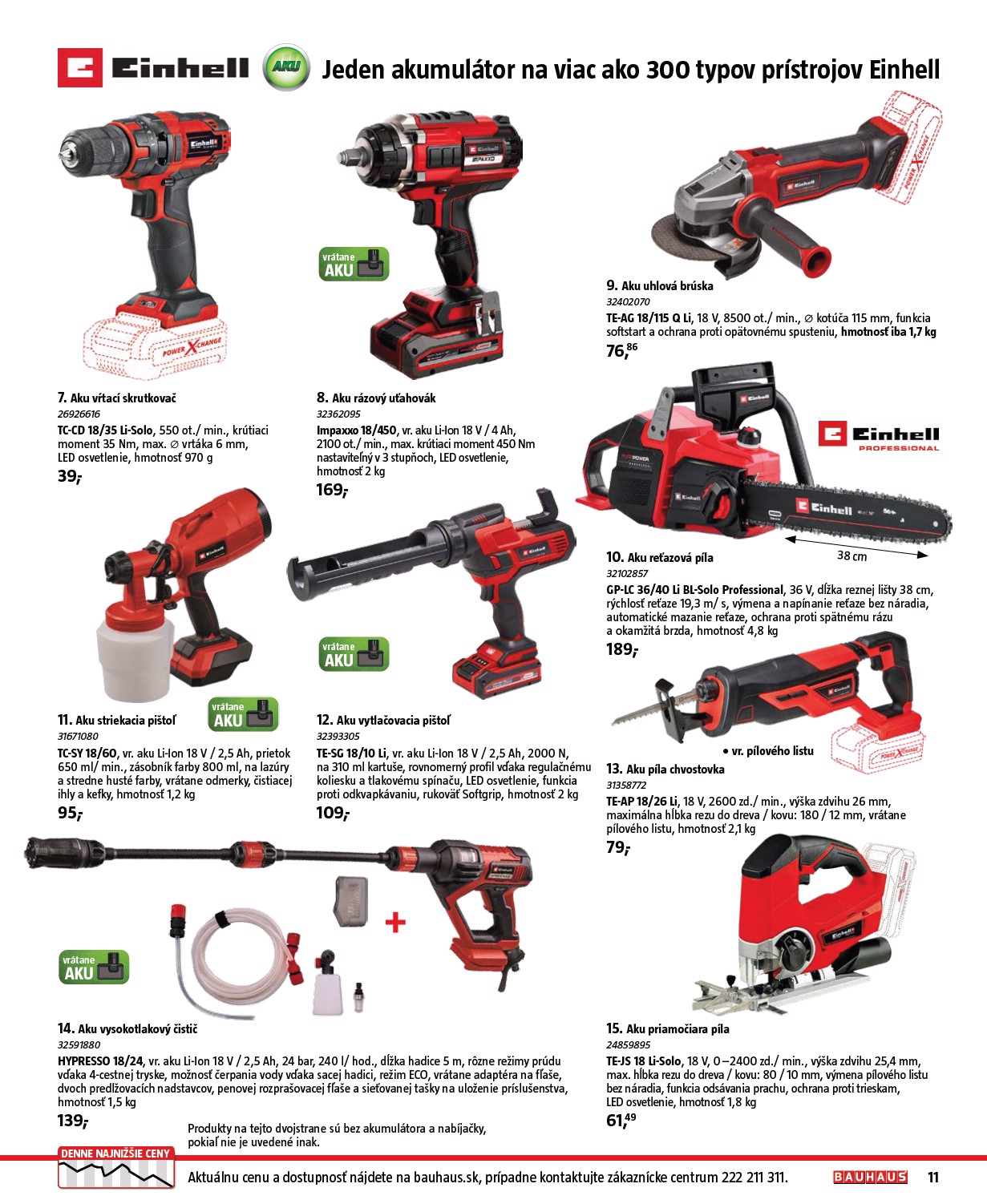 bauhaus - Leták Bauhaus - Katalóg Naradie platný od 20.11. do 31.12. - page: 11