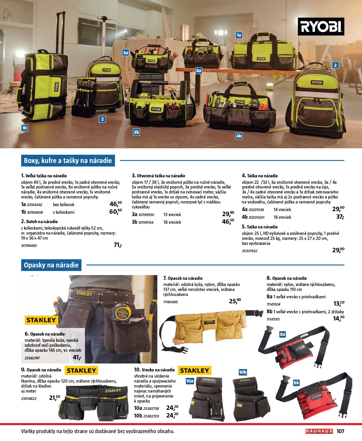 bauhaus - Leták Bauhaus - Katalóg Naradie platný od 20.11. do 31.12. - page: 107