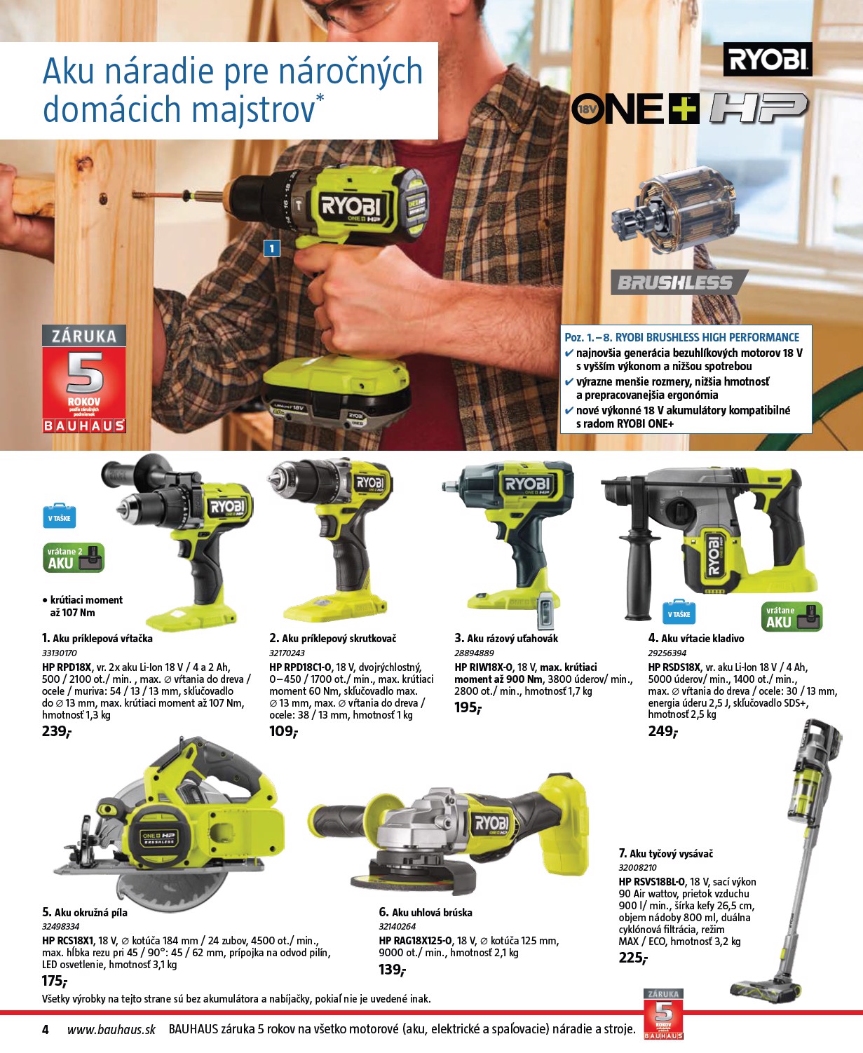 bauhaus - Leták Bauhaus - Katalóg Naradie platný od 20.11. do 31.12. - page: 4