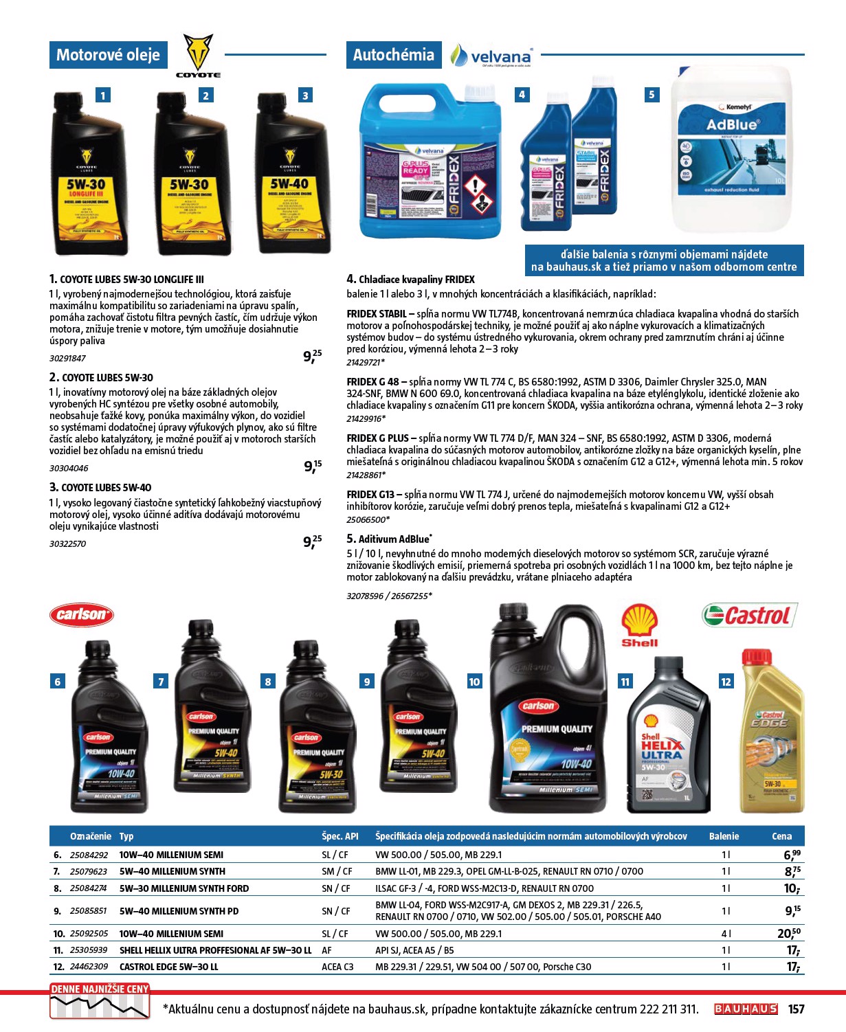 bauhaus - Leták Bauhaus - Katalóg Naradie platný od 20.11. do 31.12. - page: 157