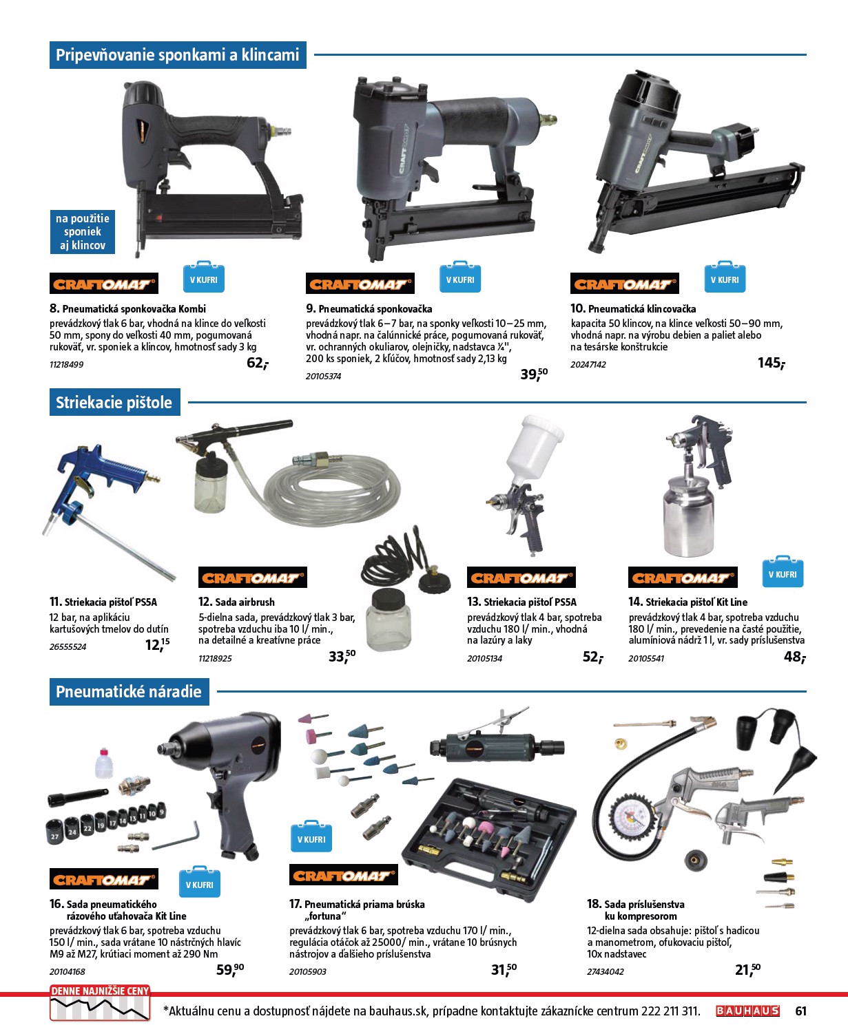 bauhaus - Leták Bauhaus - Katalóg Naradie platný od 20.11. do 31.12. - page: 61