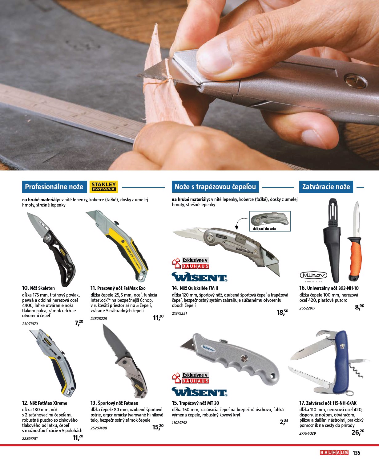 bauhaus - Leták Bauhaus - Katalóg Naradie platný od 20.11. do 31.12. - page: 135