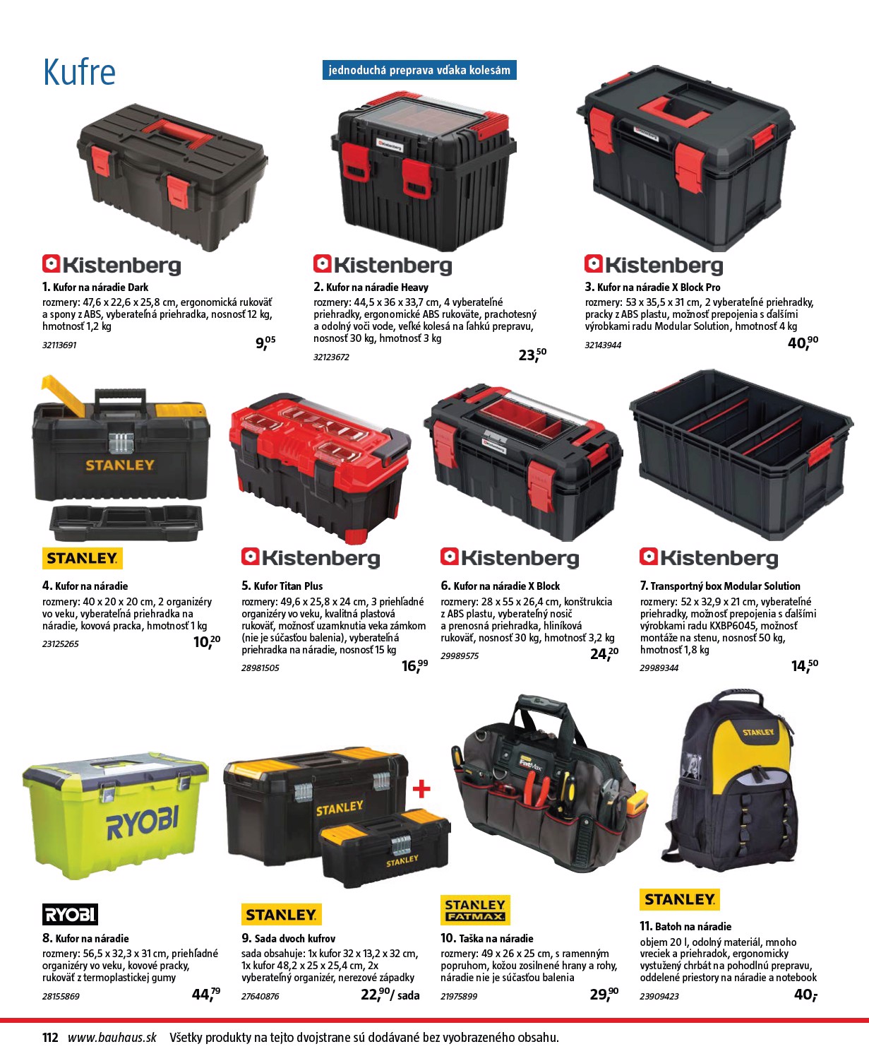 bauhaus - Leták Bauhaus - Katalóg Naradie platný od 20.11. do 31.12. - page: 112