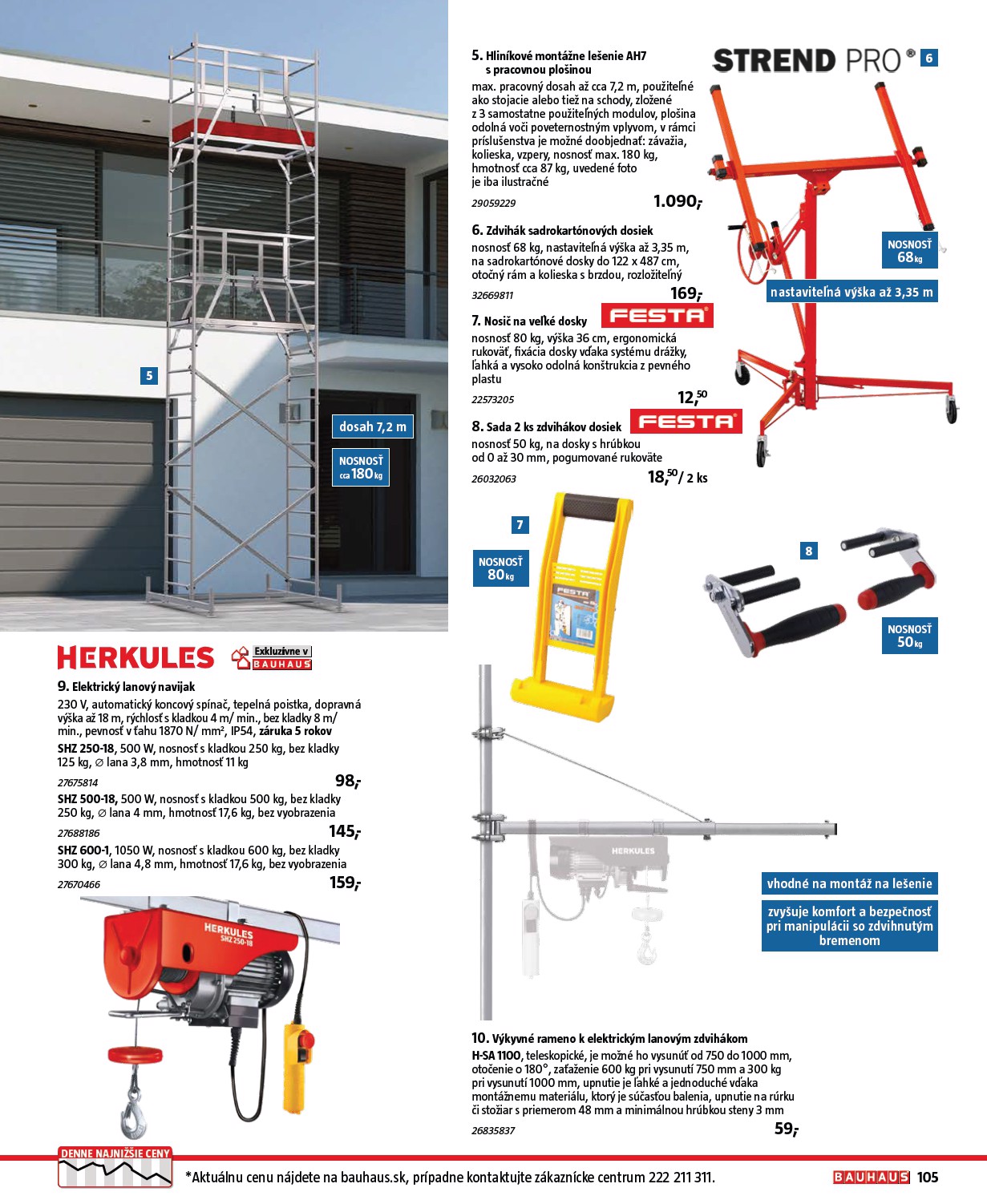 bauhaus - Leták Bauhaus - Katalóg Naradie platný od 20.11. do 31.12. - page: 105