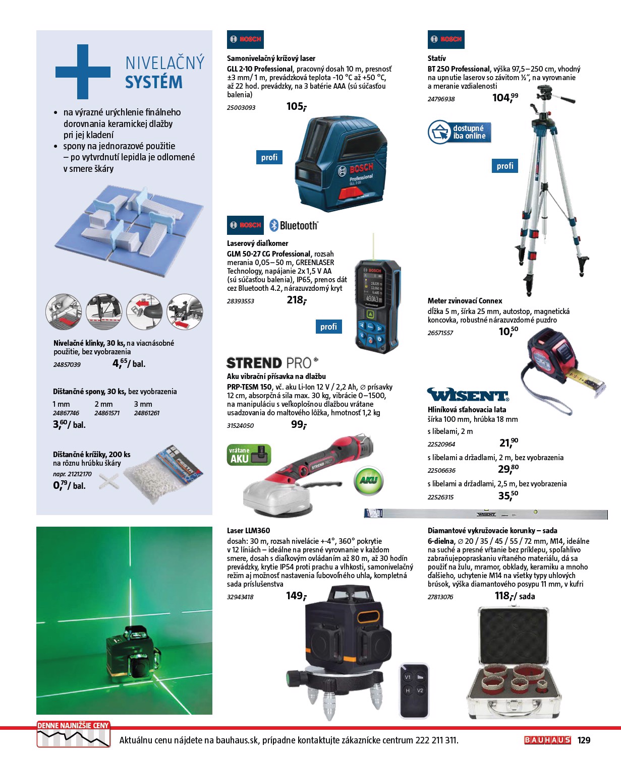 bauhaus - Leták Bauhaus - Katalóg Naradie platný od 20.11. do 31.12. - page: 129
